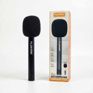 Plokama WM1 Professional Interview Microphone Handle With Windproof Cover