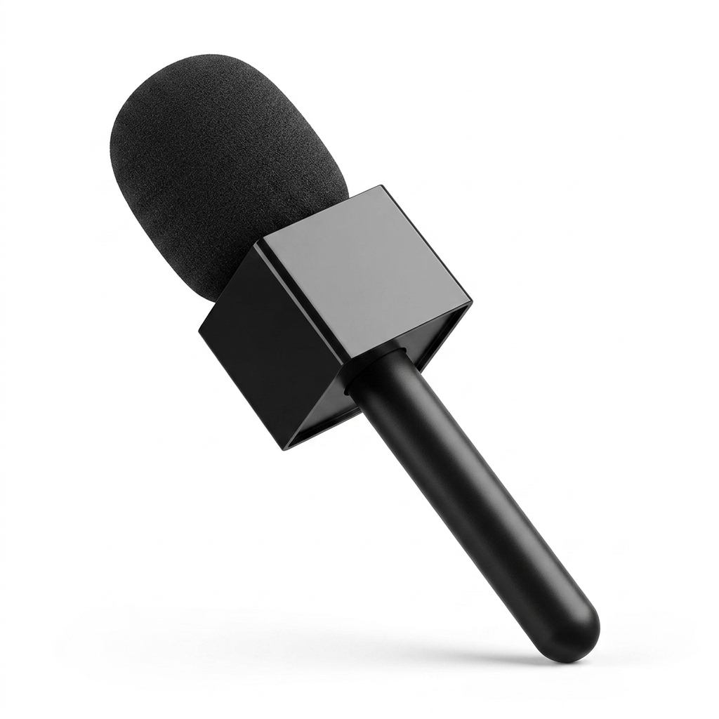 Interview Wireless Lavalier Microphone Handheld Adapter With Square Logo Box