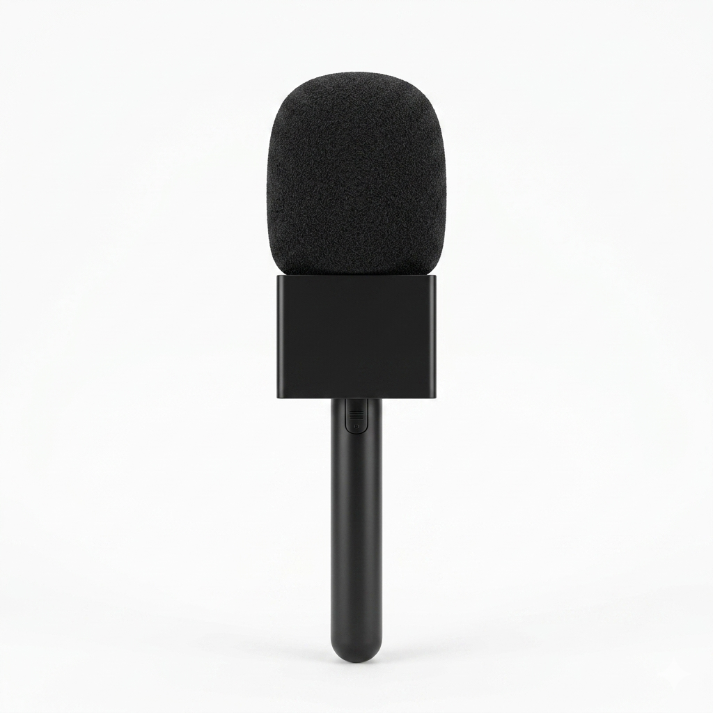 Interview Wireless Lavalier Microphone Handheld Adapter With Square Logo Box - Image 3