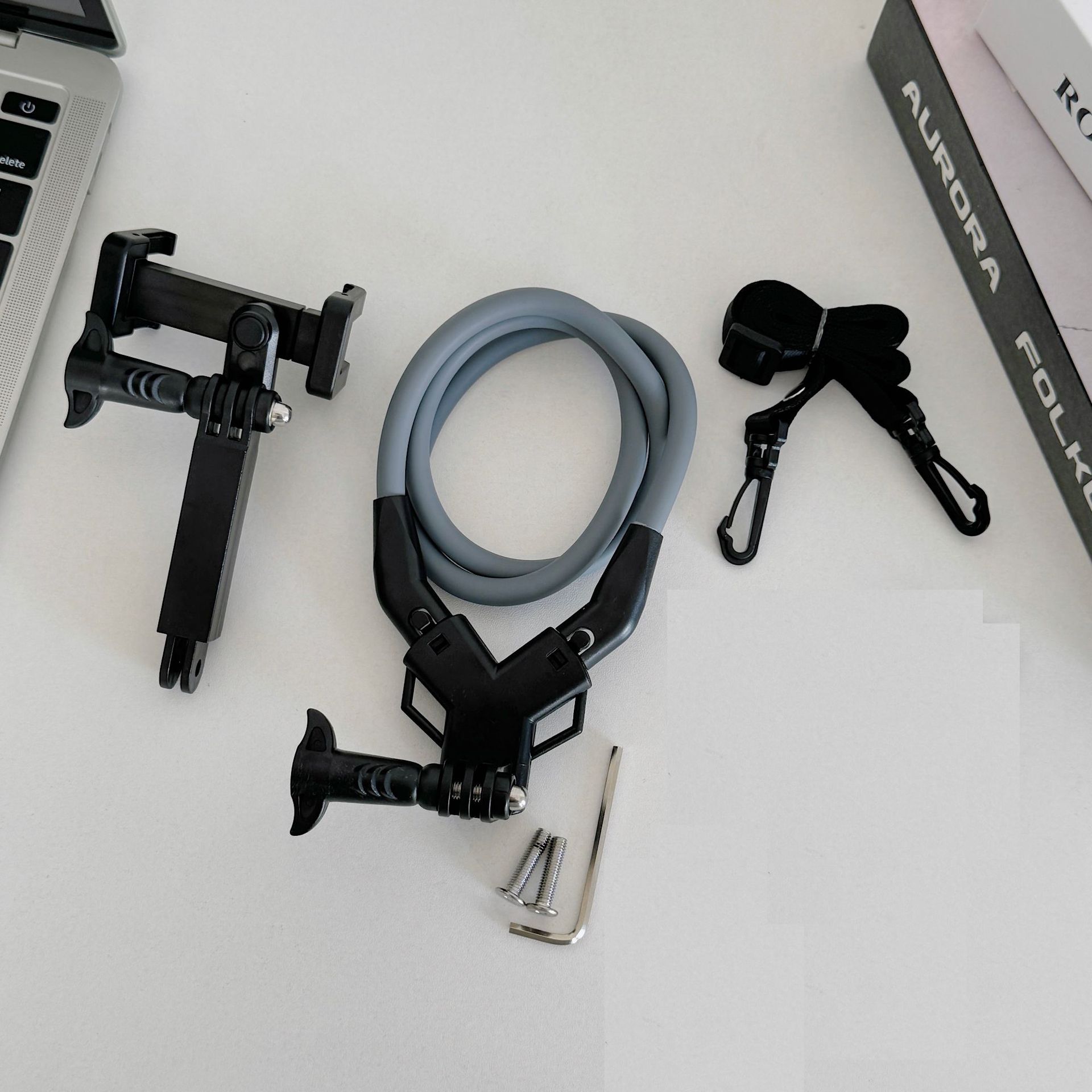 360° Adjustable Neck Holder Mount – Hands Free Vlogging Stand With Safety Belt - Image 2