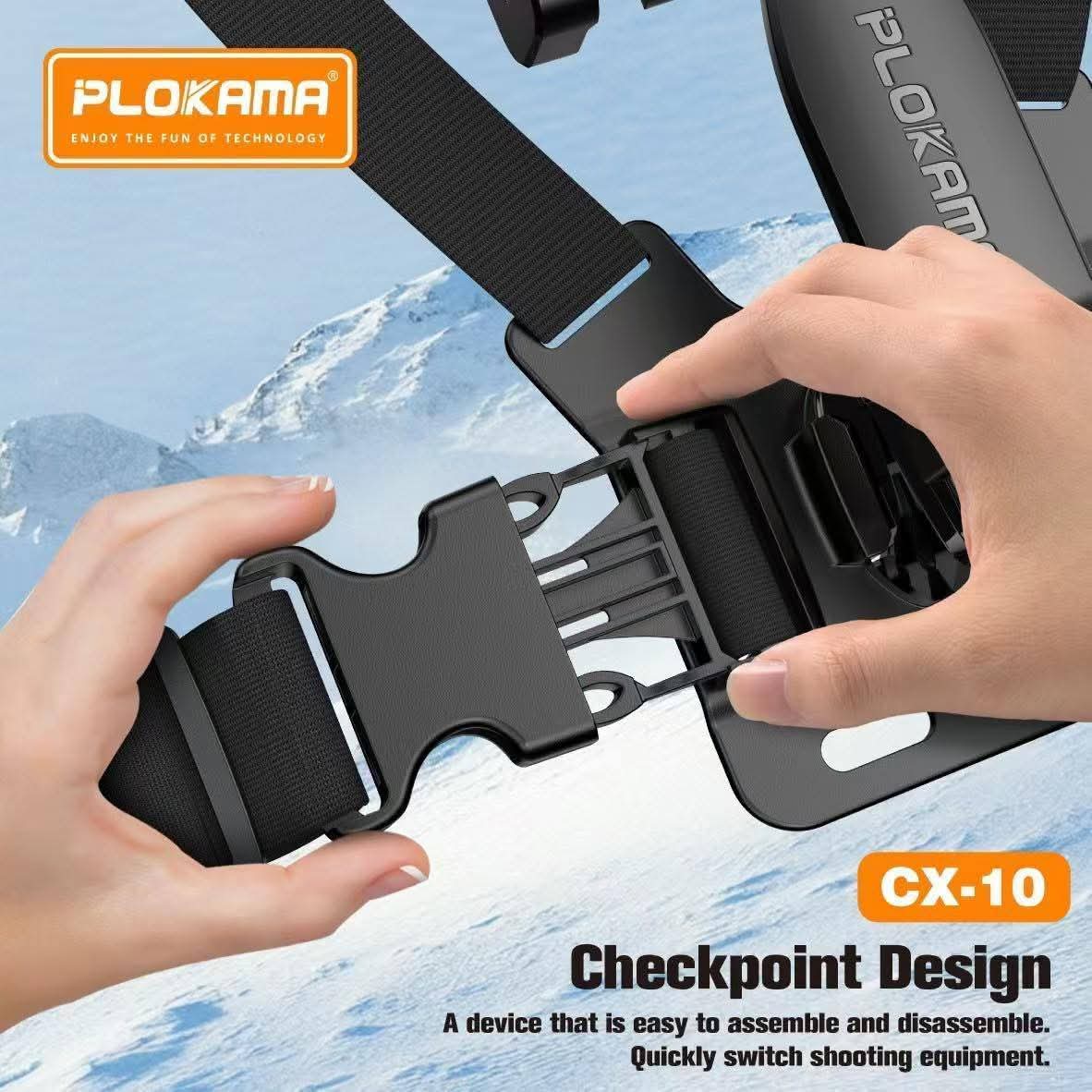 PLOKAMA CX-10 Chest Mount Phone Holder - Image 3