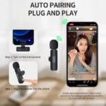 Professional Interview Kit Combo – Microphone Holder  + K8 Wireless Microphone - Image 3