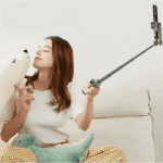 P15 Mini Grip Quadripod Selfie Stick with Bluetooth Remote - Image 5